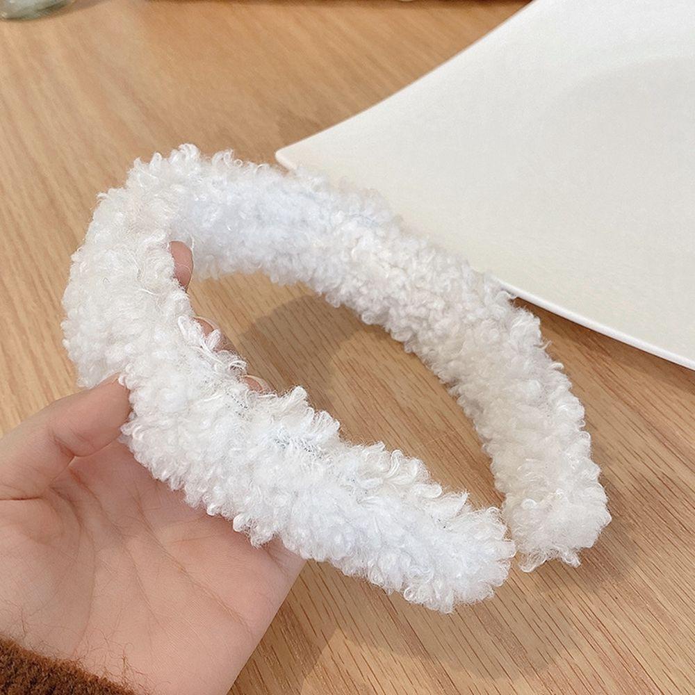 Băng Đô Lông Cừu Màu Sắc Ngọt Ngào WMES15H Rửa Mặt Cho Nữ