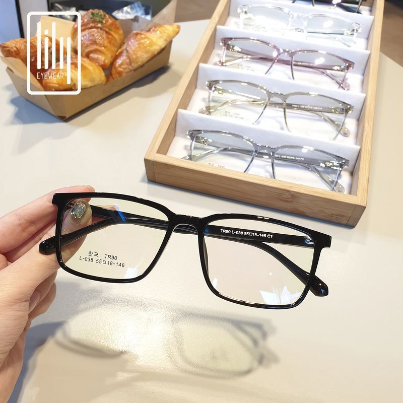 Gọng kính cận vuông thời trang hàn quốc nam nữ Lilyeyewear L038 | BigBuy360 - bigbuy360.vn
