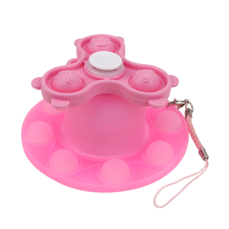 Móc Khóa Gắn Con Quay Đồ Chơi Fidget Spinner WMMB 3 5 Mini Treo Ba Lô Trẻ Em