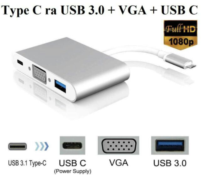 Cáp chuyển đổi mini displayport ra VGA và HDMI