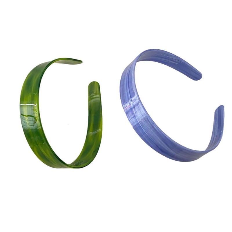 Băng Đô Cài Tóc Acetic Acid Màu Trơn Chống Trượt Thời Trang Cho Nữ