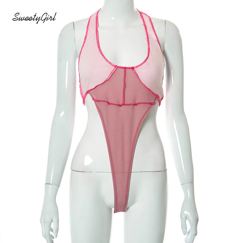 Áo liền quần không tay cổ U quyến rũ cho nữ