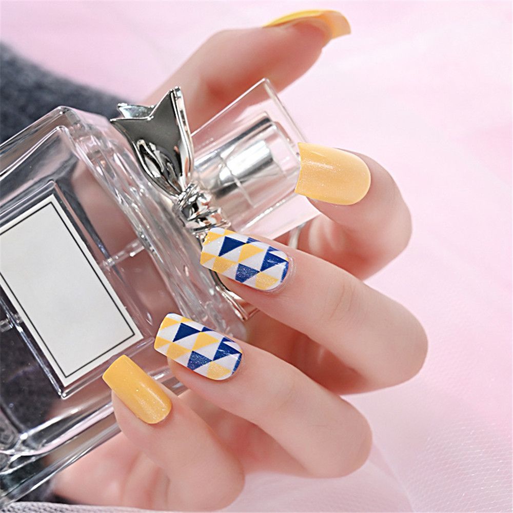 Bộ Móng Tay Giả Bằng Acrylic Che Phủ Toàn Diện Có Thể Tháo Rời Diy