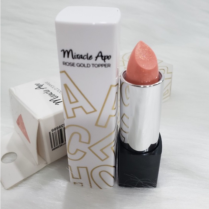 Son Miracle Apo Rose Gold Topper - Son Nhũ Ánh Kim