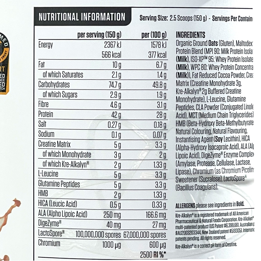Sữa tăng cân tăng cơ Critical Mass của APPLIED NUTRITION hộp 2.4kg hỗ trợ tăng cân, tăng cơ nhanh cho người gầy