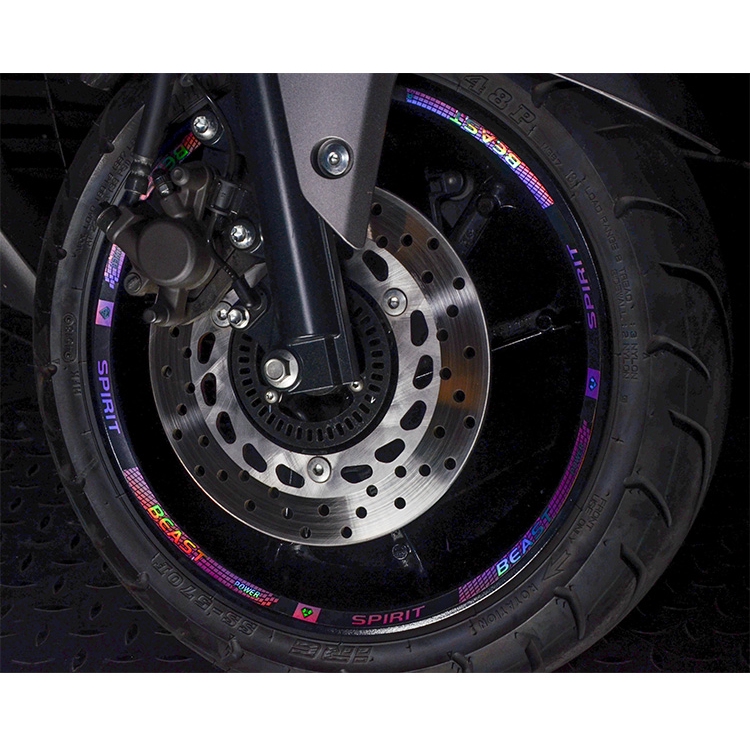 Miếng dán bảo vệ vành bánh xe hơi Honda L6 rộng 1.5cm