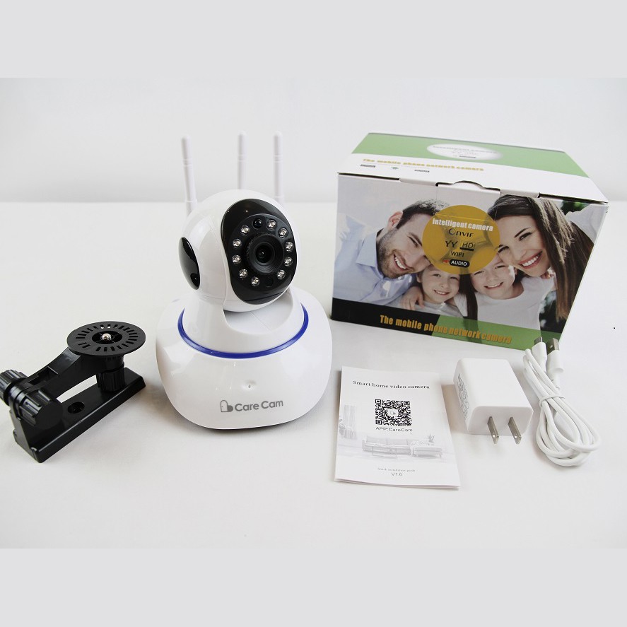 Camera wifi chuẩn Fullhd - 2.0MP  3 râu xoay 360 hình ảnh sắc nét | BigBuy360 - bigbuy360.vn