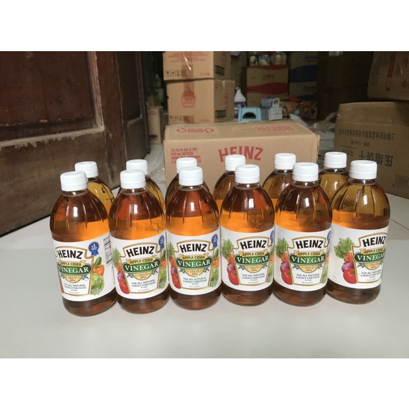 Giấm táo Heinz nhập khẩu Mỹ 473ml