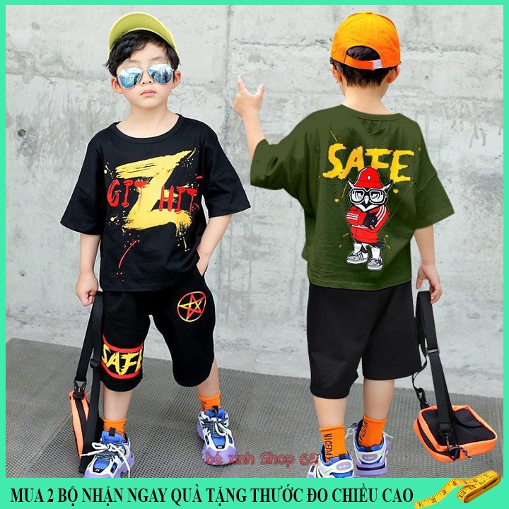 Quần áo bé trai từ 15-45kg, đồ bộ bé trai 4-14 tuổi chữ z nam tính , quần áo trẻ em nam mùa hè thoáng mát,hàng may kĩ