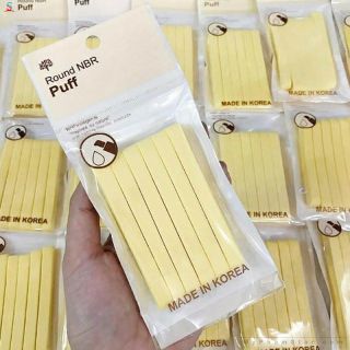 Bông Nở Rửa Mặt Bọt Biển Round NBR Puff