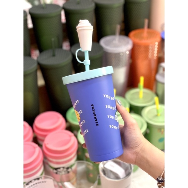 Ly giữ nhiệt Starbucks thiết kế nắp chống tràn dung tích 550ml