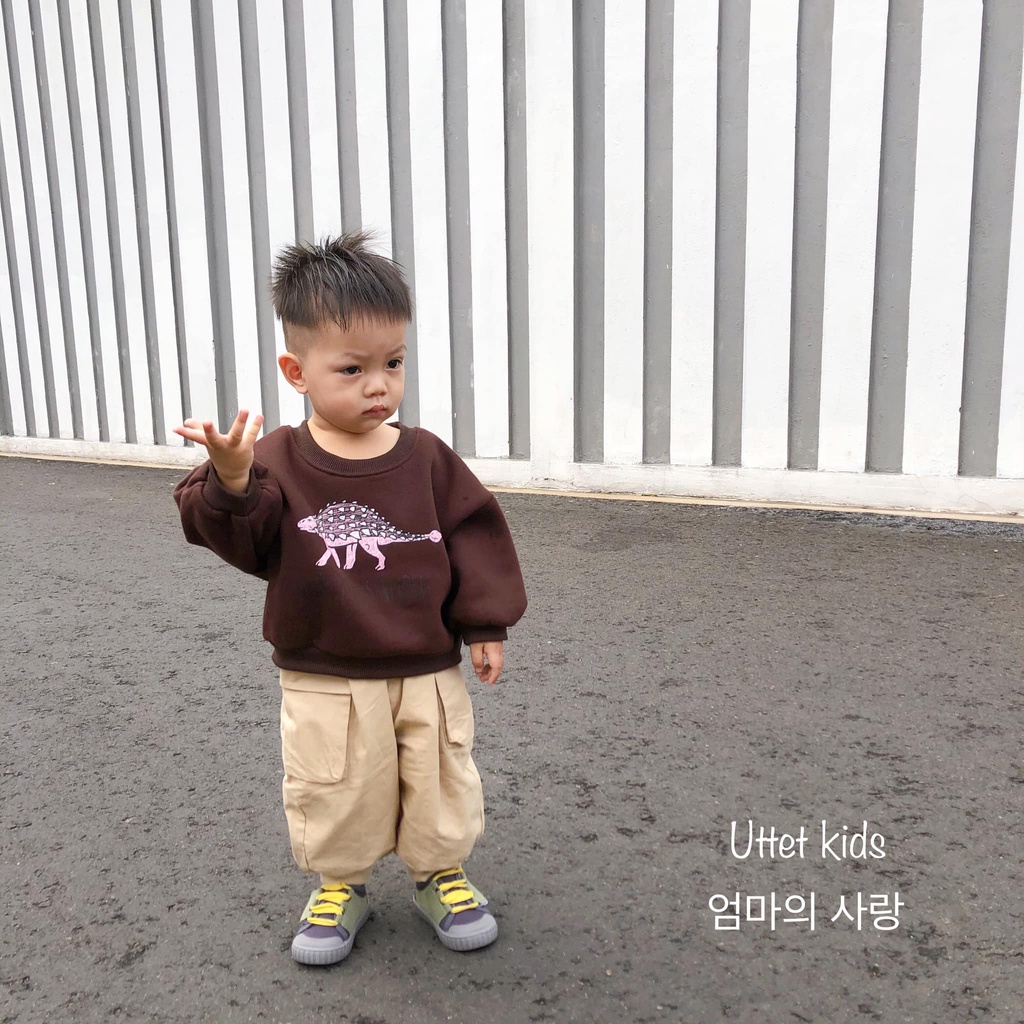 [Ảnh thật] ÁO SWEATER HÀN QUỐC DÀNH CHO BÉ GÁI VÀ BÉ TRAI MÙA THU ĐÔNG SIZE 80 ĐẾN 120