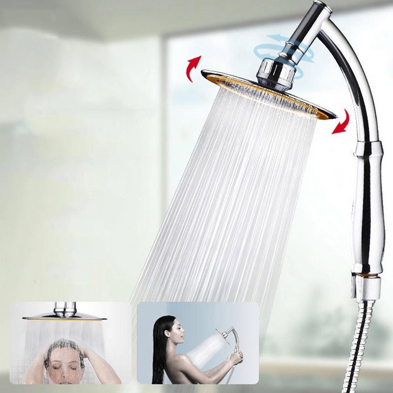 Bộ vòi sen tăng áp [ mặt bát sen loại to 15 cm ]- Bộ bát sen tăng áp loại to cao cấp - Vòi hoa sen siêu bền