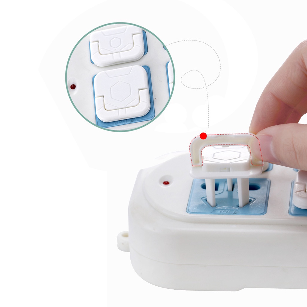 1 Nắp Đậy Ổ Cắm Điện Bảo Vệ An Toàn Cho Bé