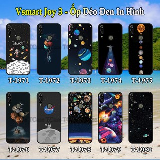 Ốp Lưng Vsmart Joy 3 dẻo đen in hình Không Gian Vũ Trụ (Galaxy)