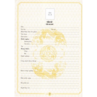 Sách - Gia Phả Dòng Tộc (Tái Bản)