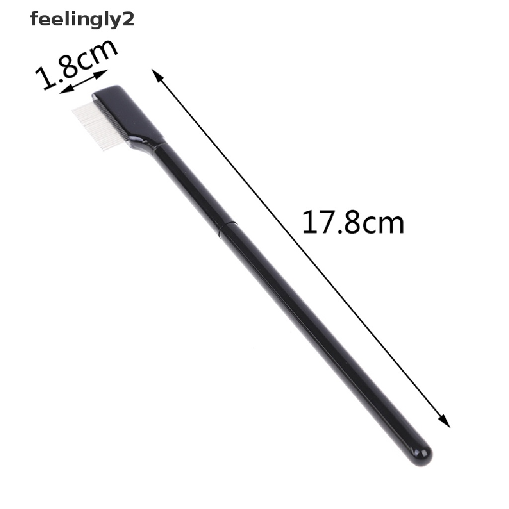 [Hàng mới về] Lược chải lông mi lông mày bằng thép chuyên dụng