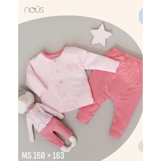 Bộ dài cài khuy thẳng Nu Petit