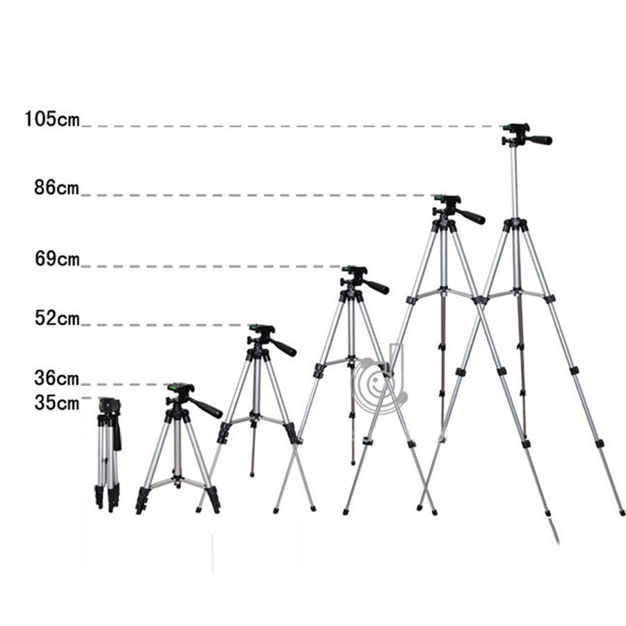 Gậy 3 chân chụp hình máy ảnh, điện thoại Tripod TF - 3110, Tripod chụp ảnh livetream, Chân đế điện thoại quay tiktok | BigBuy360 - bigbuy360.vn