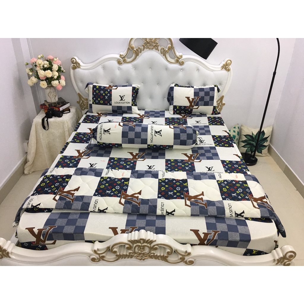 Bộ Drap thun Hàn Quốc loại 1 có mền 5 món  hoặc mền lẻ
