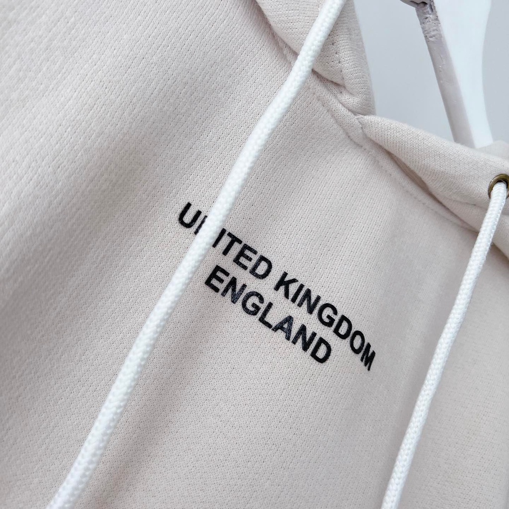 [sẵn]Áo Hoodies tay dài form rộng in chữ England (ảnh thật tại shop) TanaziCloset
