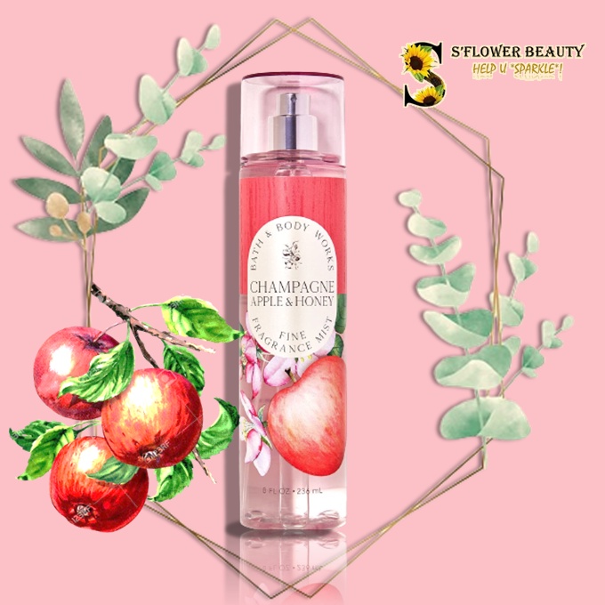 Bst Rewilding | Xịt Thơm Nước Hoa Bath &amp; Body Works Body Mist - Marigold Cane Sugar | Champagne Apple | Fresh Gardenia