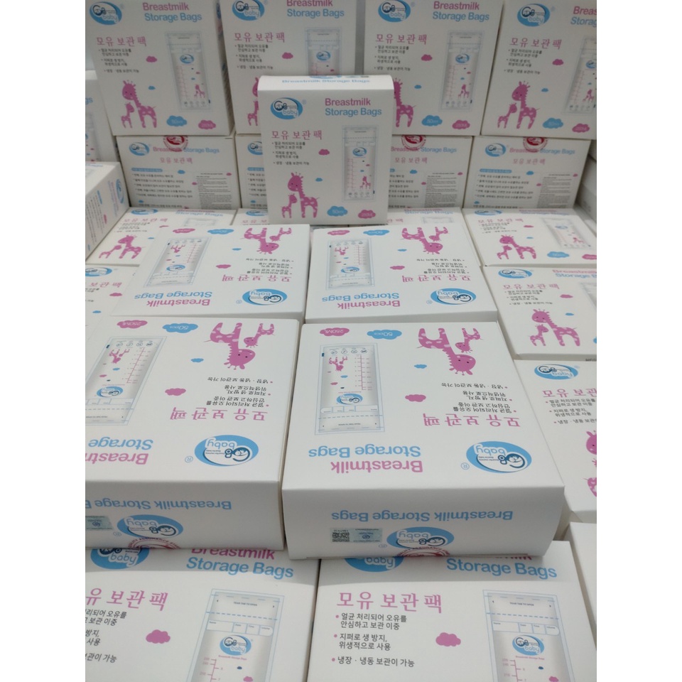 Sỉ 10 hộp 50 túi trữ sữa GB baby 250ml