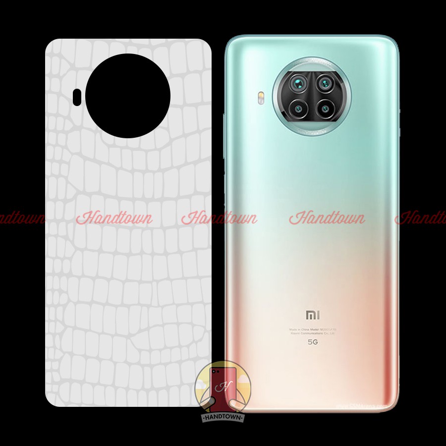 Dán PPF Mặt Lưng Xiaomi Redmi Note 9 Pro 5G Kính Cường Lực Dẻo Vân Cá Sấu / Hiệu Ứng Cầu Vồng / Trong Suốt Chống Va Đập
