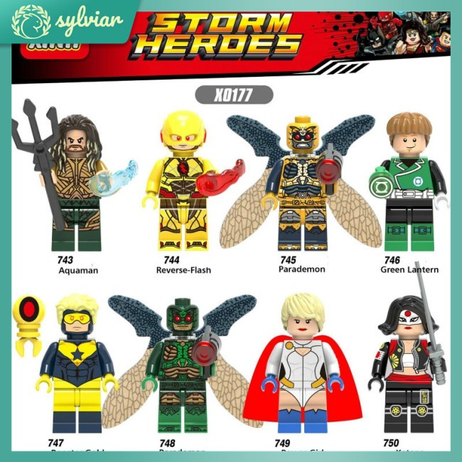 Mô Hình Lego Lắp Ráp Đèn Lồng Xanh Aquaman Cho Trẻ Em
