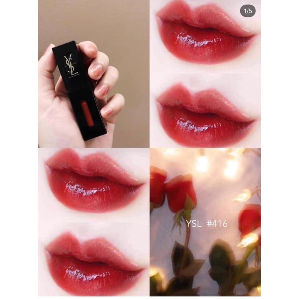 Son Ysl Vinyl Lip Cream 416 Psychedelic Chili