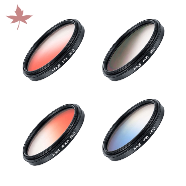 ND FLD UV MC Grad Round Gradient Filter 52mm 58 67 55 77 mm for Nikon Canon EOS 7D 5D 6D 50D 60D