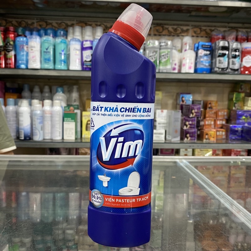 Nước Tẩy Bồn Cầu Vim Diệt Khuẩn (880ml)