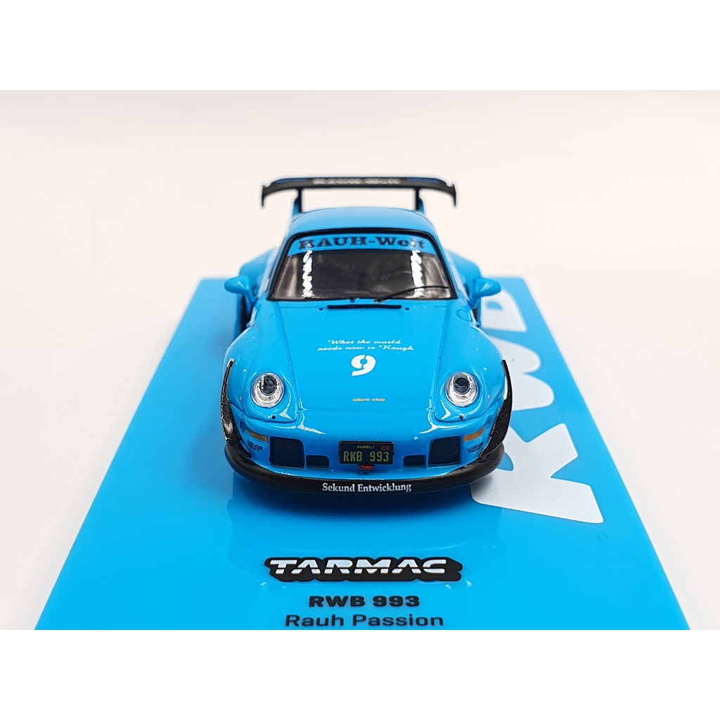 Xe Mô Hình Porsche RWB 993 1:64 Tarmac Works (Xanh BaBy)