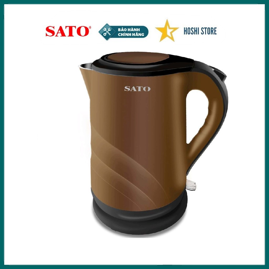Ấm siêu tốc , Ấm siêu tốc SATO ST - 62 Hàng Chính Hãng Nhật Bản dung tích 1.8L Sôi nhanh tiết kiệm điện năng