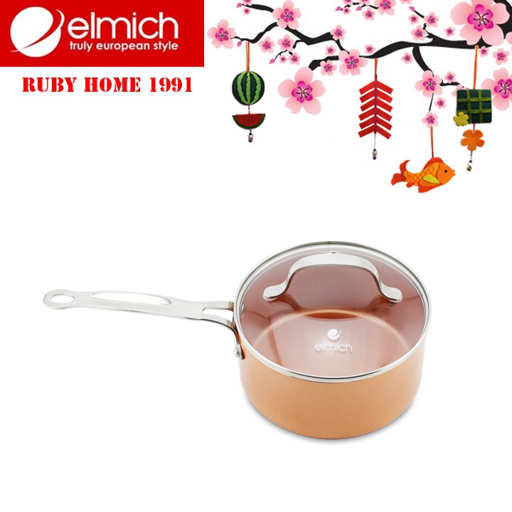 Nồi nấu bột Elmich/Quánh bột chống dính Elmich Royal Classic 1182 - Đáy từ 16 cm