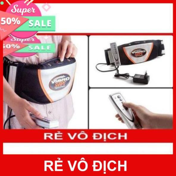 Đai Vibro Shape Massage Bụng có Nóng tăng hiệu quả giảm mở bụng