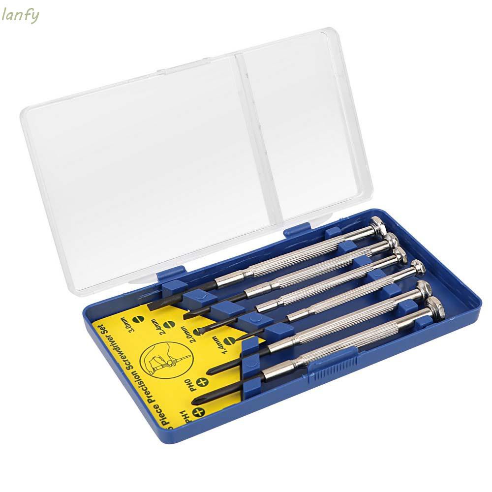 Bộ Tua Vít Mini 6 Trong 1 Sửa Chữa Đồng Hồ / Điện Thoại / Máy Tính Bảng Đa Năng