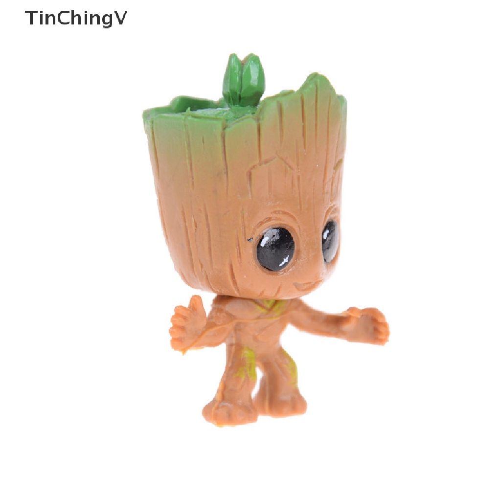 Set 4 Mô Hình Nhân Vật Phim Guardians of the Baby Groot Bằng PVC