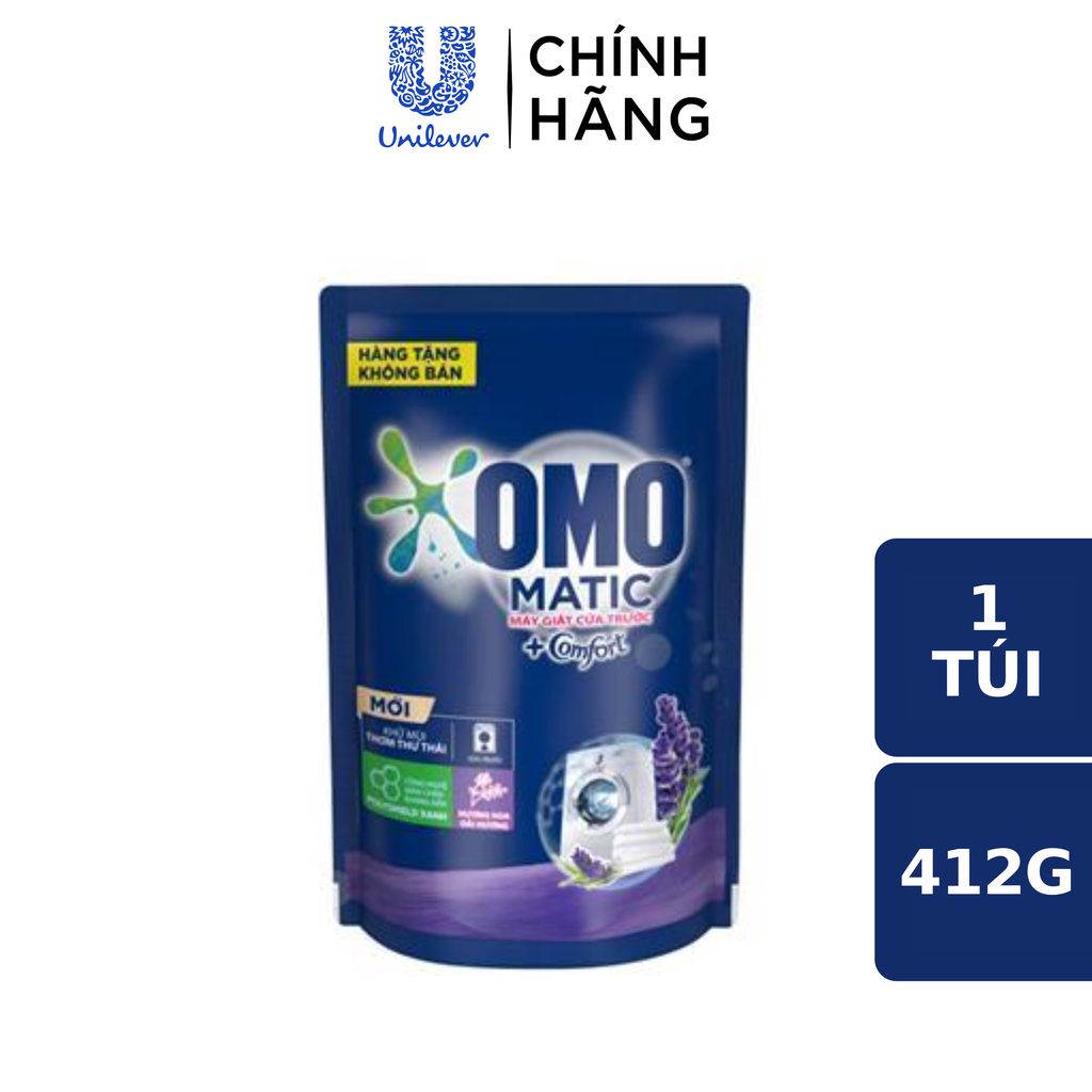 Túi nước giặt Omo Matic 412g - Giao ngẫu nhiên
