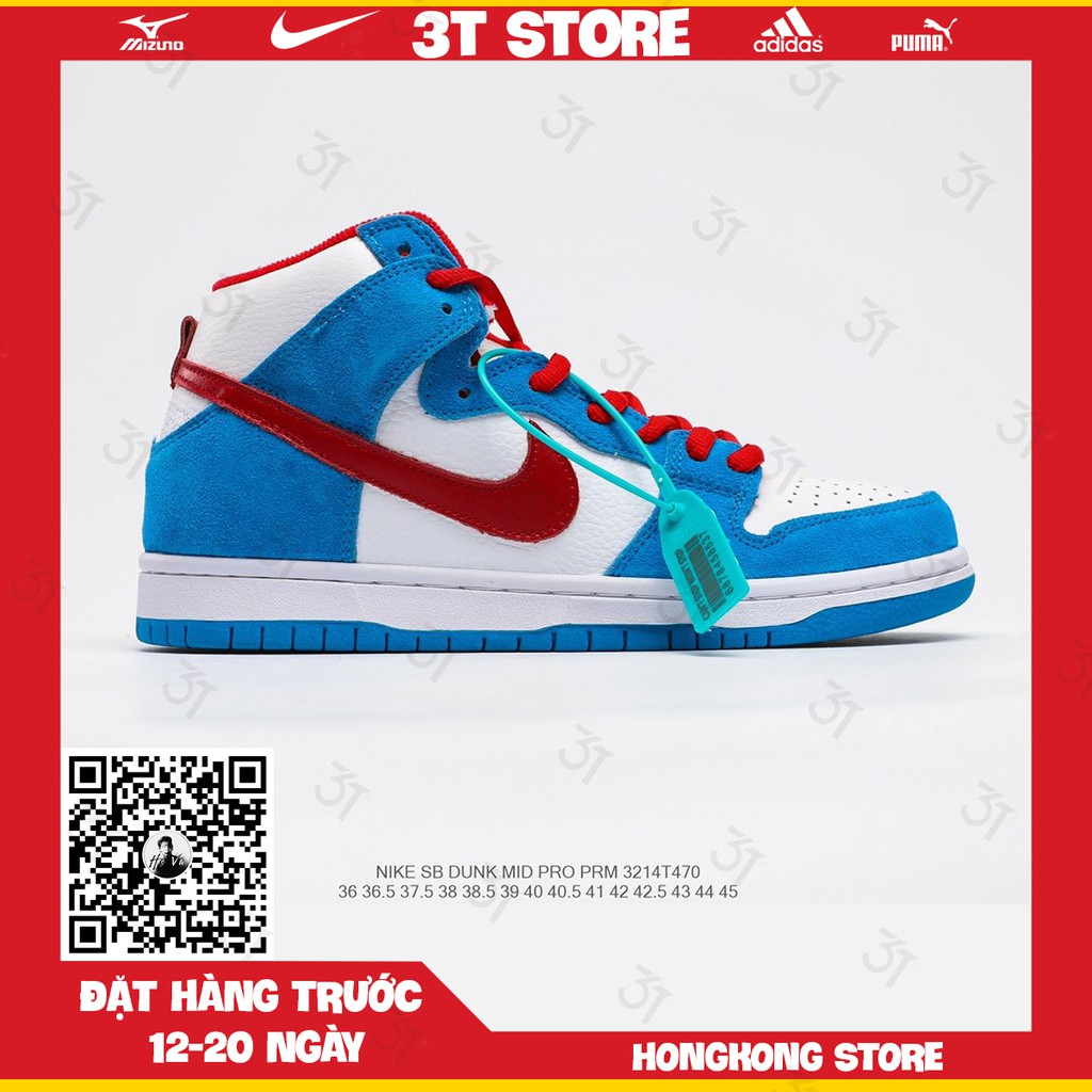 GIÀY SNEAKER MÃ SẢN PHẨM_Nike SB Dunk High “Doraemon” NHIỀU MÀU PHONG CÁCH FULLBOX + FREESHIP KHI MUA 2 SẢN PHẨM