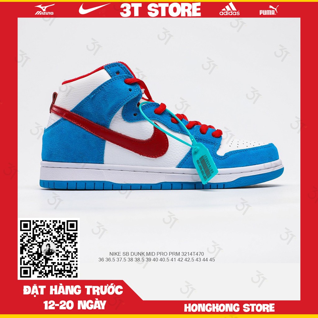 GIÀY SNEAKER MÃ SẢN PHẨM_Nike SB Dunk High “Doraemon”  NHIỀU MÀU PHONG CÁCH FULLBOX + FREESHIP KHI MUA 2 SẢN PHẨM