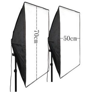 Combo 2 Đèn Softbox 50x70cm 4 Bóng 40W LED360 5500K Công Suất Cao, Thiết Bị Studio Chuyên Nghiệp