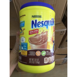 BỘT CACAO MỸ NESTLE NESQUIK CHOCOLATE POWDER MỸ 1,18KG