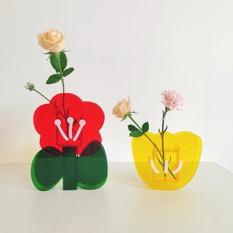 Lọ Hoa Acrylic Phong Cách Bắc Âu Dùng Để Trang Trí Nhà