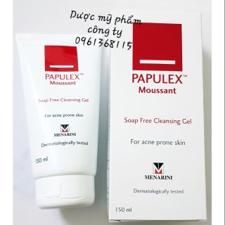 Sữa rửa mặt PAPULEX MOUSSANT SOAP FREE CLEANSING GEL 150ml