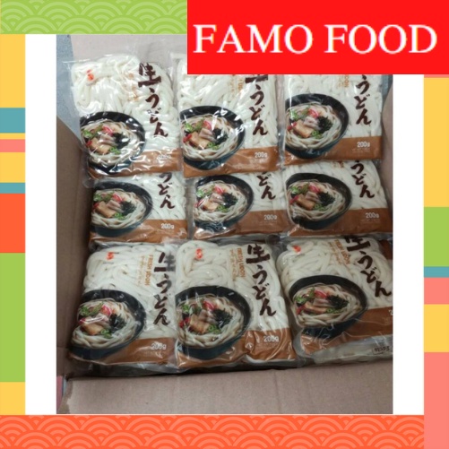 Mì tươi udon Samlip Hàn Quốc làm mỳ tương đen 200g 1gói