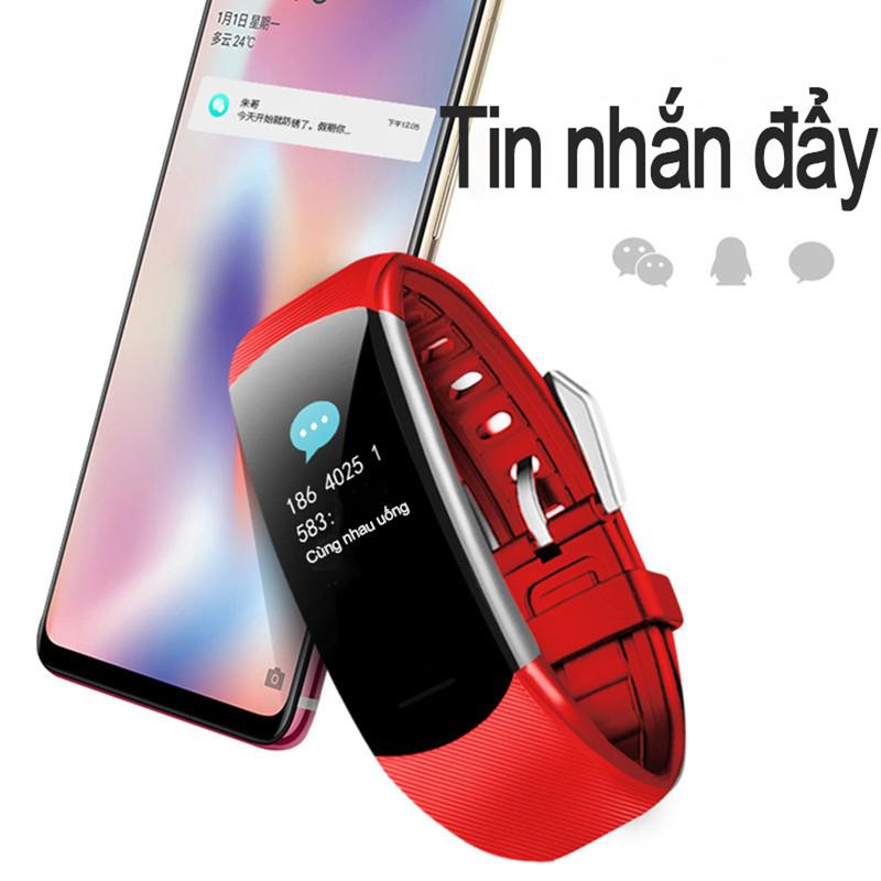 Đồng Hồ Thông Minh, Đồng Hồ Đo Sức Khỏe C6 Smart Band Thiết Kế Nhỏ Gọn Thông Minh, Nhịp Tim, Đo Huyết Áp, Xem Giờ [SHC6]