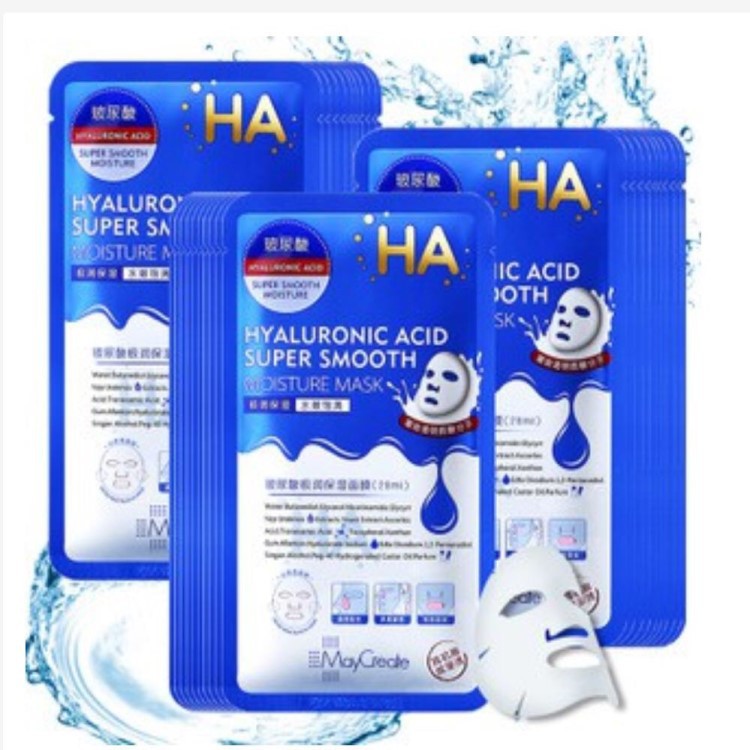 1 miếng Mặt nạ HA dưỡng ẩm Maycreate chính hãng