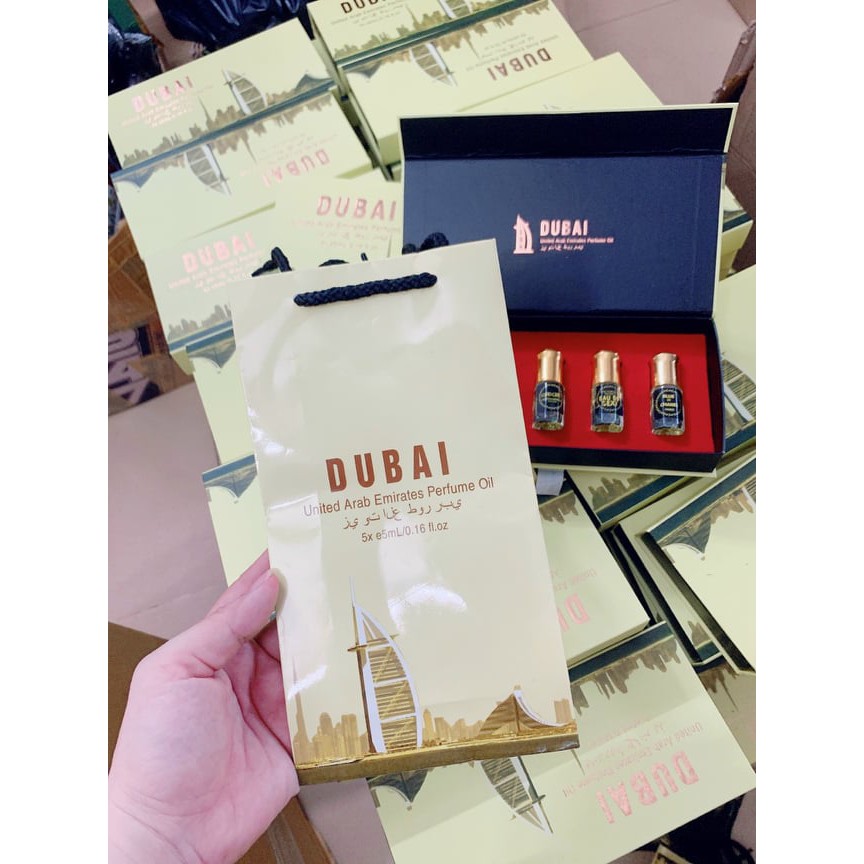 NƯỚC HOA SET 5 CHAI DUBAI TẶNG KÈM TÚI SÁCH | BigBuy360 - bigbuy360.vn