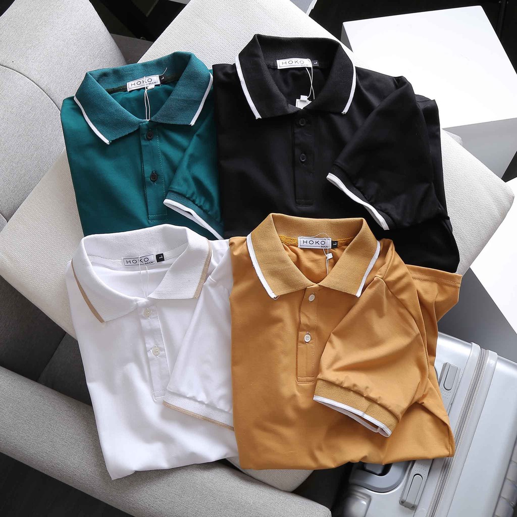 Áo thun nam POLO trơn vải cá sấu cotton cao cấp ngắn tay cực sang trọng - TT03 | BigBuy360 - bigbuy360.vn
